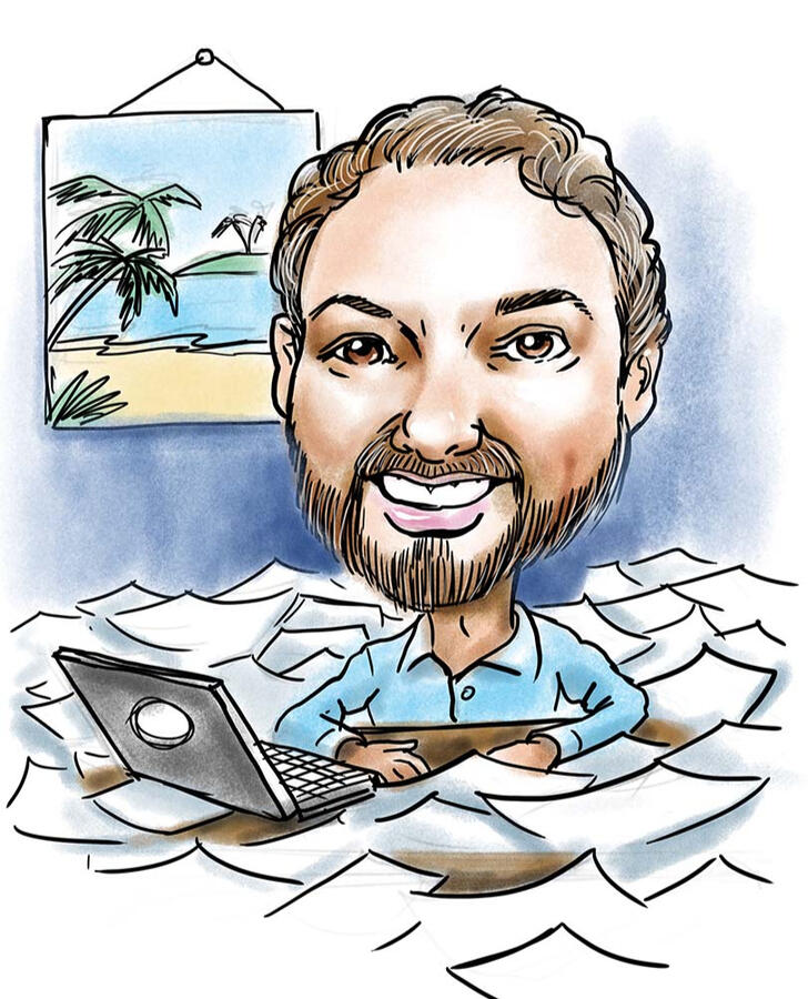 Corporate caricatures Montreal Corporate caricatures